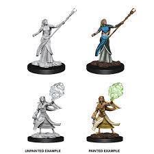 DND UNPAINTED MINIS WV12 FEMALE ELF SORCERER